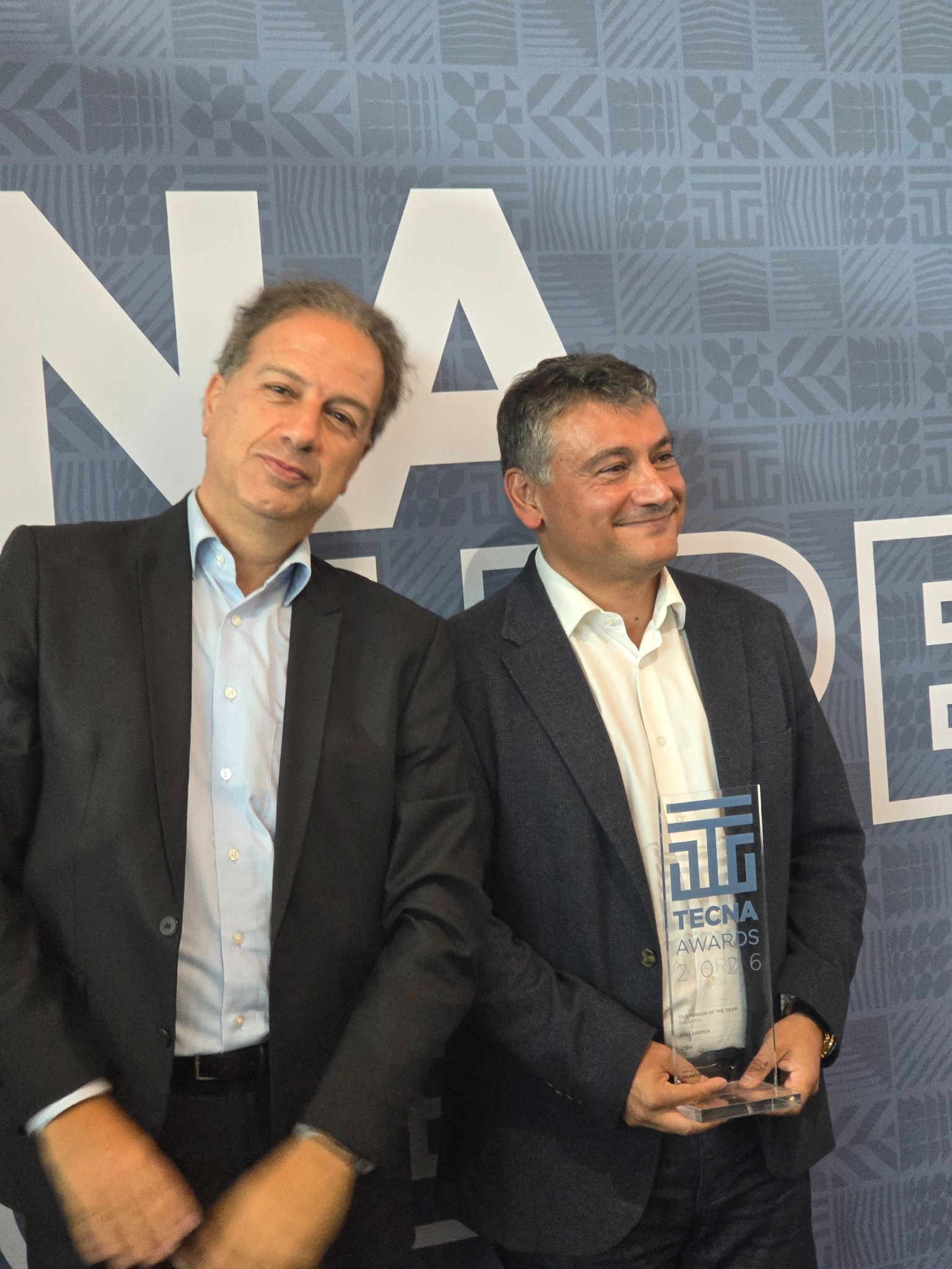 След церемонията по връчването на европейското отличие.